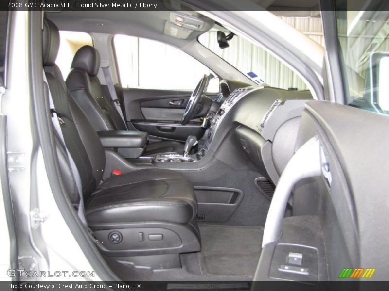 Liquid Silver Metallic / Ebony 2008 GMC Acadia SLT