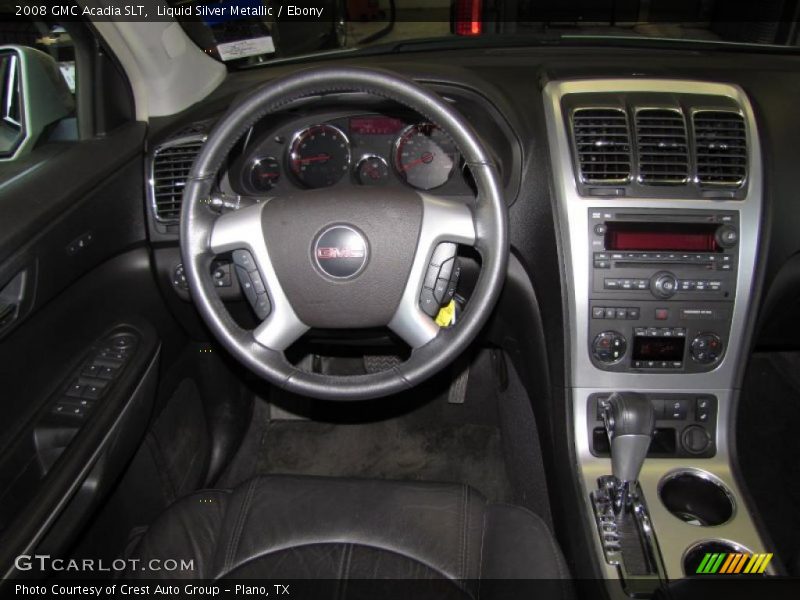 Liquid Silver Metallic / Ebony 2008 GMC Acadia SLT