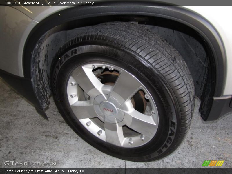 Liquid Silver Metallic / Ebony 2008 GMC Acadia SLT