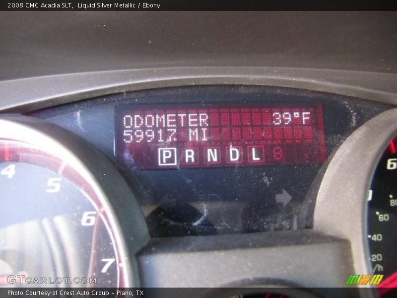 Liquid Silver Metallic / Ebony 2008 GMC Acadia SLT