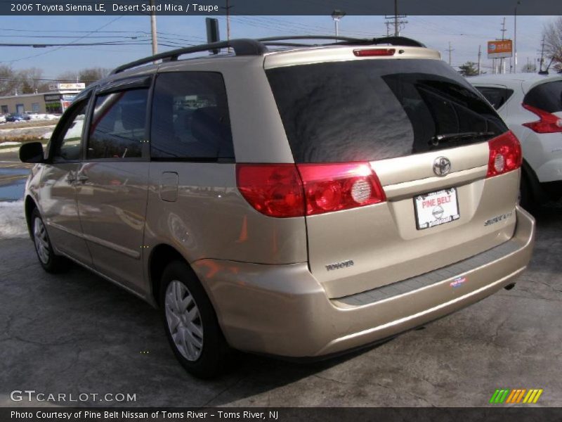 Desert Sand Mica / Taupe 2006 Toyota Sienna LE