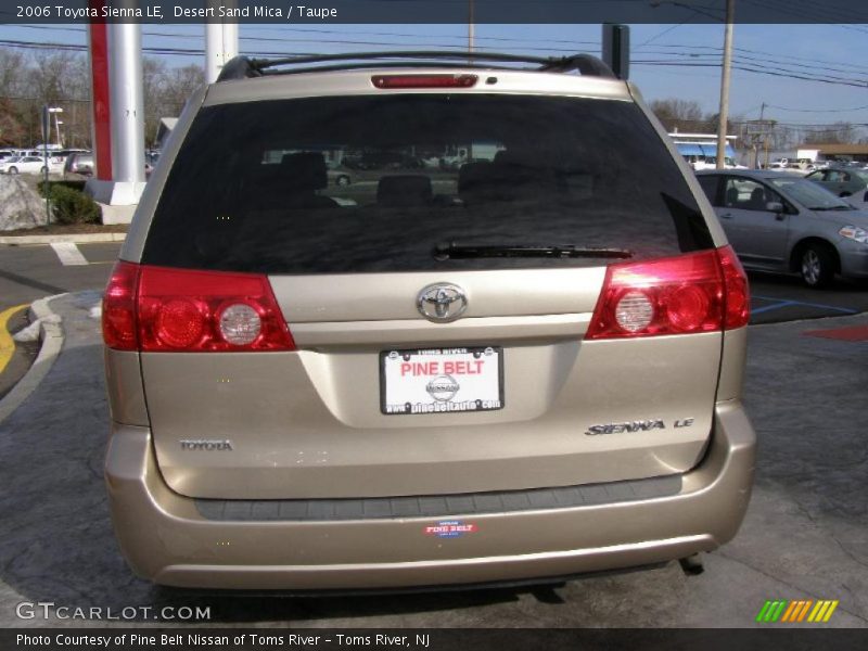 Desert Sand Mica / Taupe 2006 Toyota Sienna LE
