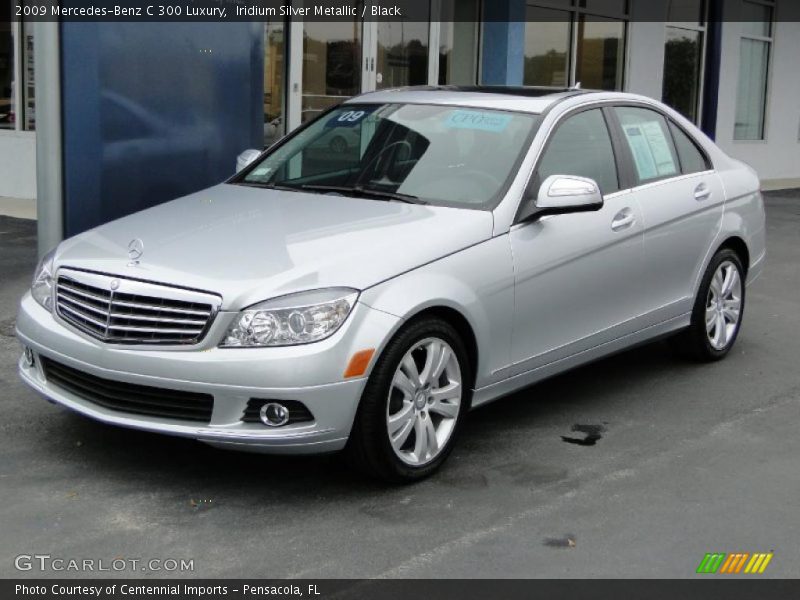 Iridium Silver Metallic / Black 2009 Mercedes-Benz C 300 Luxury