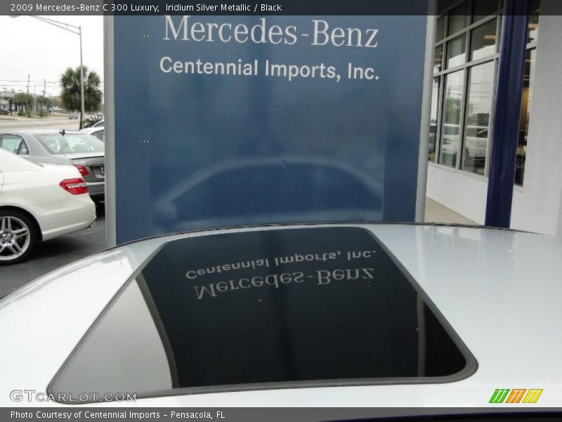 Iridium Silver Metallic / Black 2009 Mercedes-Benz C 300 Luxury