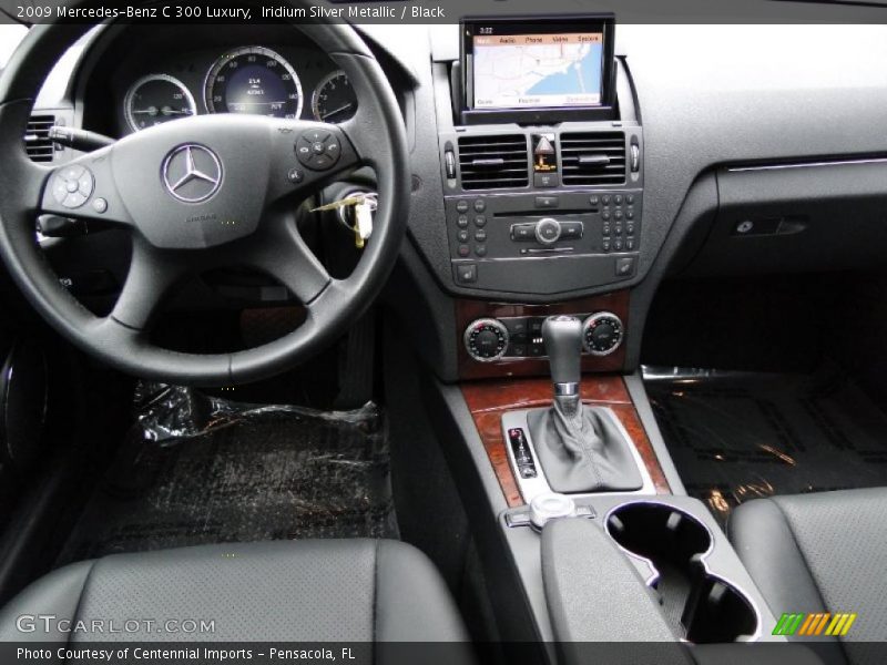 Iridium Silver Metallic / Black 2009 Mercedes-Benz C 300 Luxury