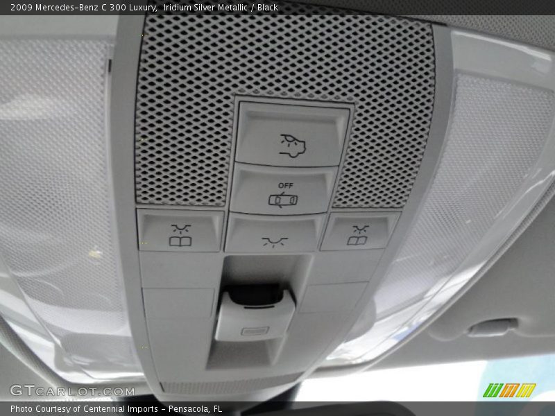 Iridium Silver Metallic / Black 2009 Mercedes-Benz C 300 Luxury