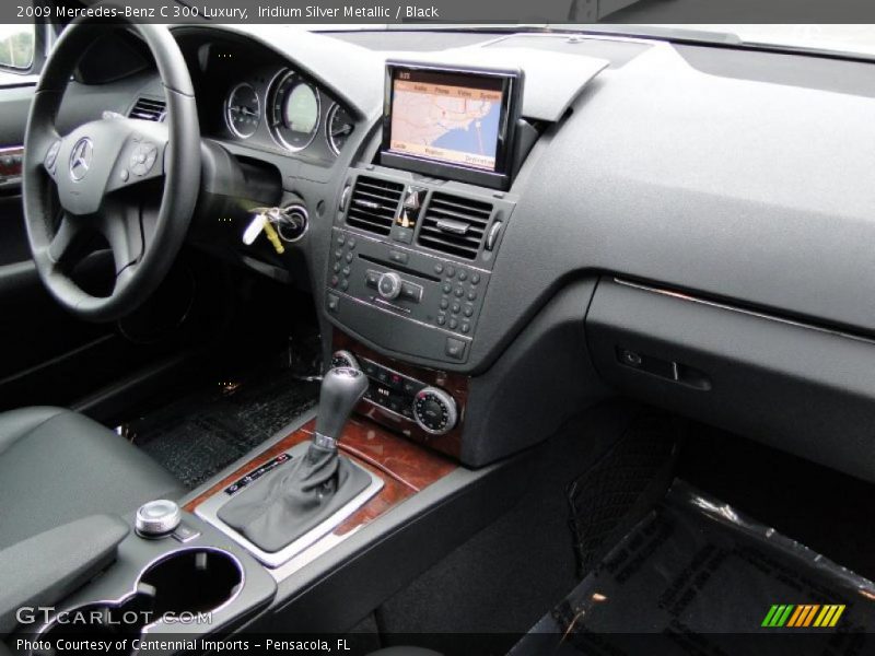 Iridium Silver Metallic / Black 2009 Mercedes-Benz C 300 Luxury