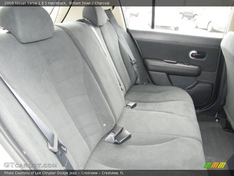 Brillant Silver / Charcoal 2009 Nissan Versa 1.8 S Hatchback