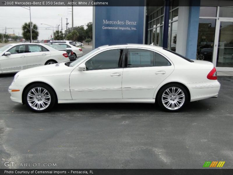 Arctic White / Cashmere 2008 Mercedes-Benz E 350 Sedan