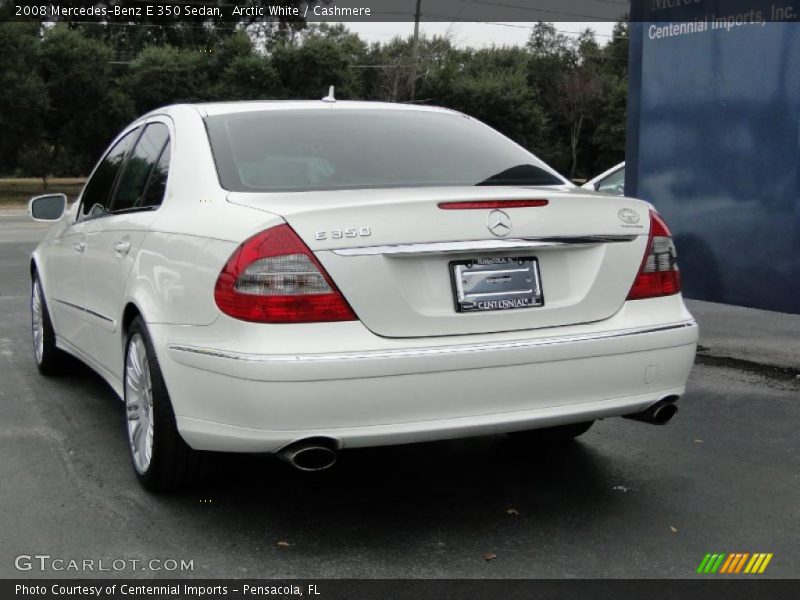 Arctic White / Cashmere 2008 Mercedes-Benz E 350 Sedan