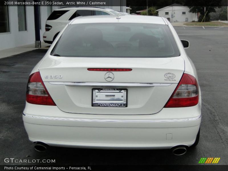 Arctic White / Cashmere 2008 Mercedes-Benz E 350 Sedan