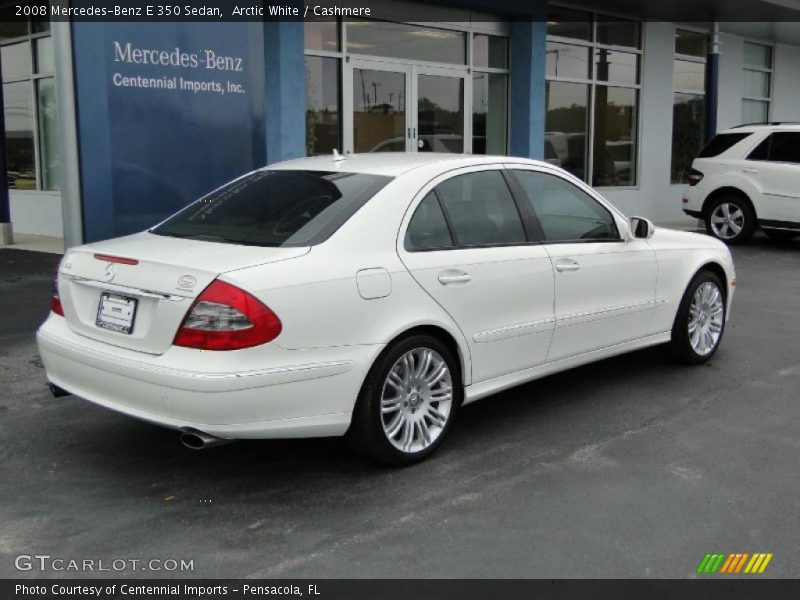 Arctic White / Cashmere 2008 Mercedes-Benz E 350 Sedan