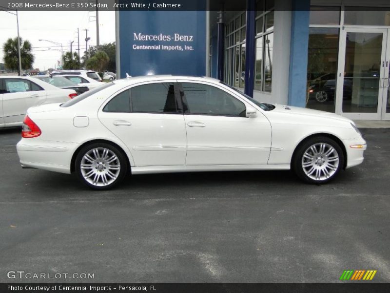 Arctic White / Cashmere 2008 Mercedes-Benz E 350 Sedan