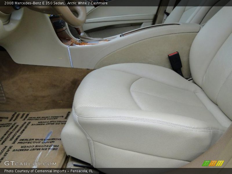 Arctic White / Cashmere 2008 Mercedes-Benz E 350 Sedan
