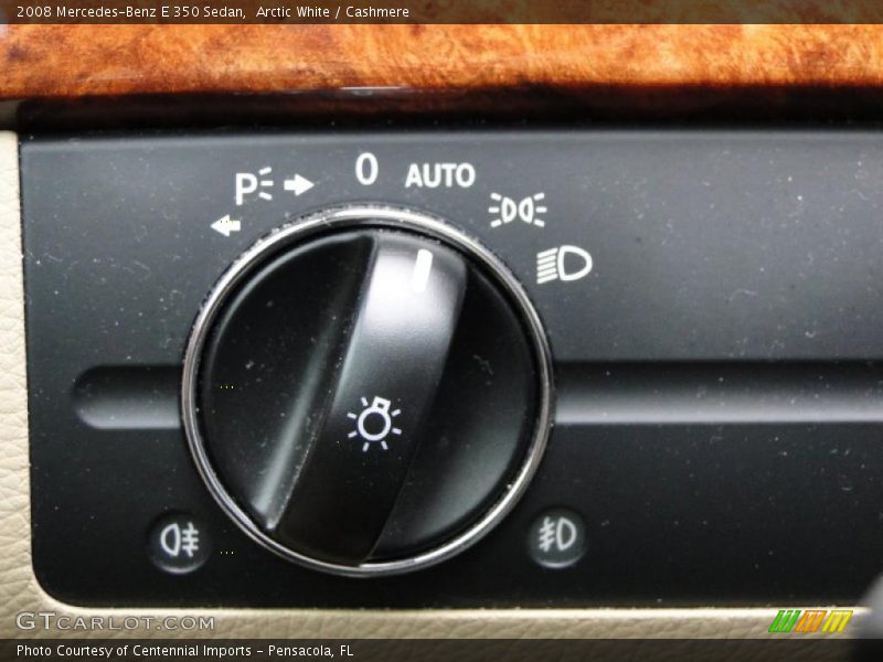 Arctic White / Cashmere 2008 Mercedes-Benz E 350 Sedan