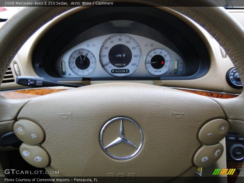 Arctic White / Cashmere 2008 Mercedes-Benz E 350 Sedan