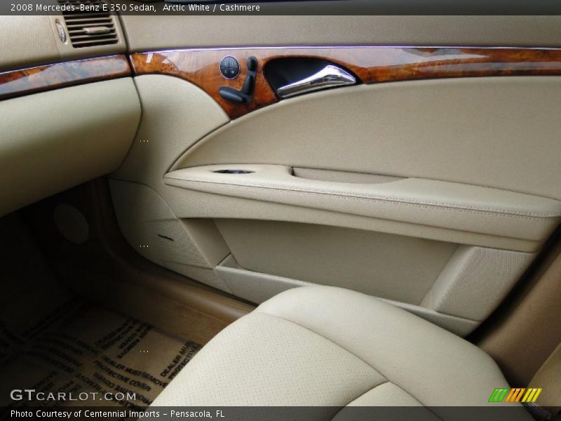 Arctic White / Cashmere 2008 Mercedes-Benz E 350 Sedan