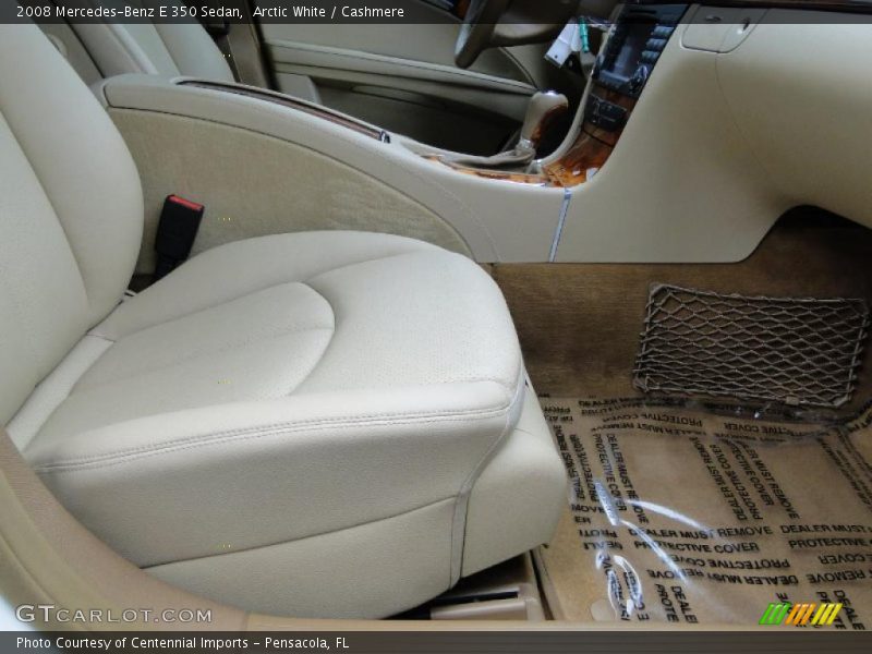 Arctic White / Cashmere 2008 Mercedes-Benz E 350 Sedan
