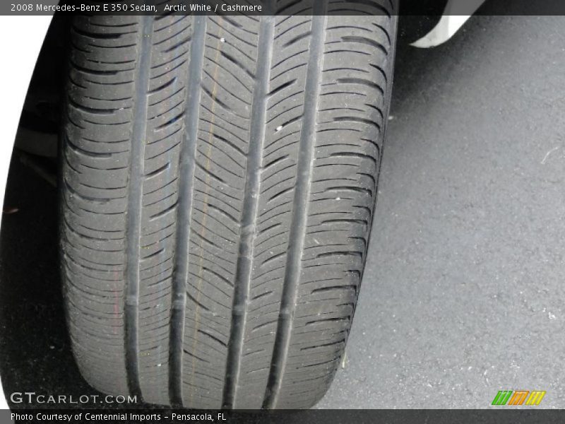 Arctic White / Cashmere 2008 Mercedes-Benz E 350 Sedan