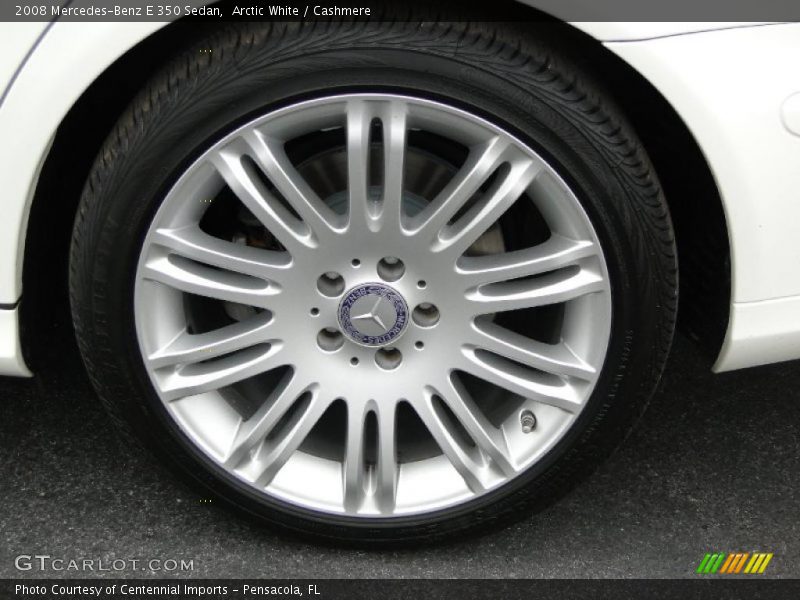 Arctic White / Cashmere 2008 Mercedes-Benz E 350 Sedan
