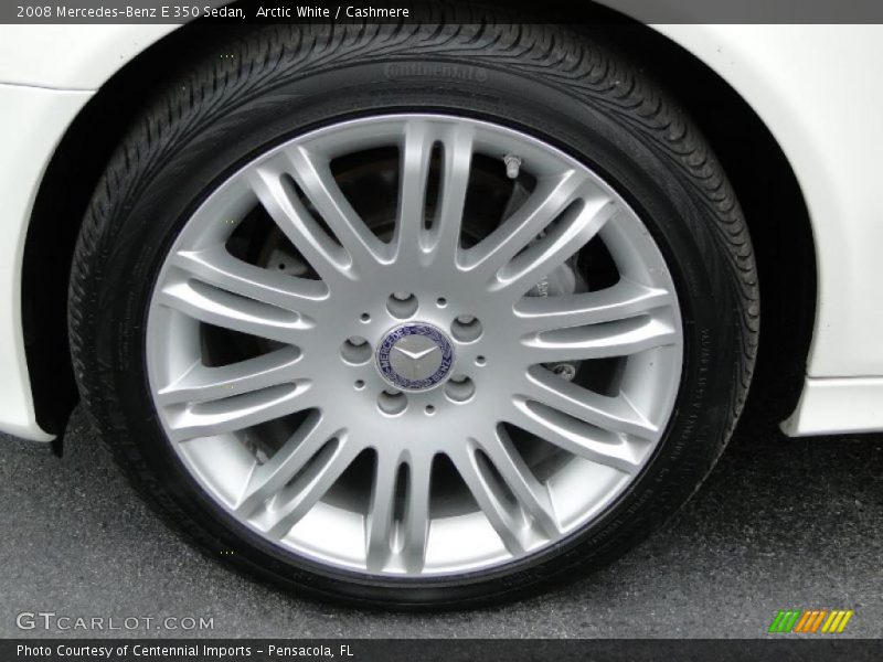 Arctic White / Cashmere 2008 Mercedes-Benz E 350 Sedan