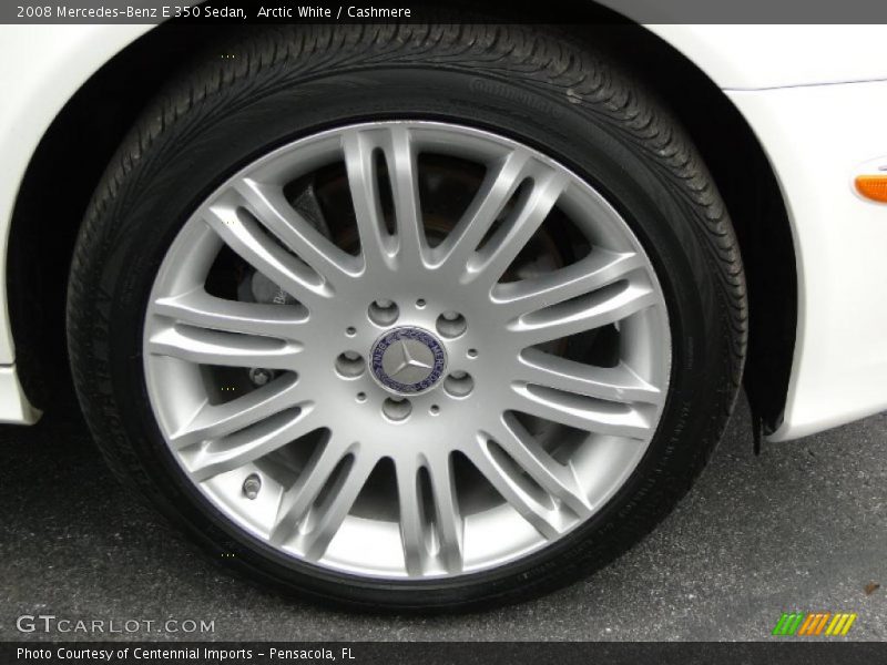 Arctic White / Cashmere 2008 Mercedes-Benz E 350 Sedan