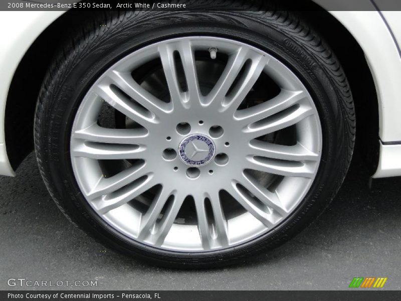 Arctic White / Cashmere 2008 Mercedes-Benz E 350 Sedan