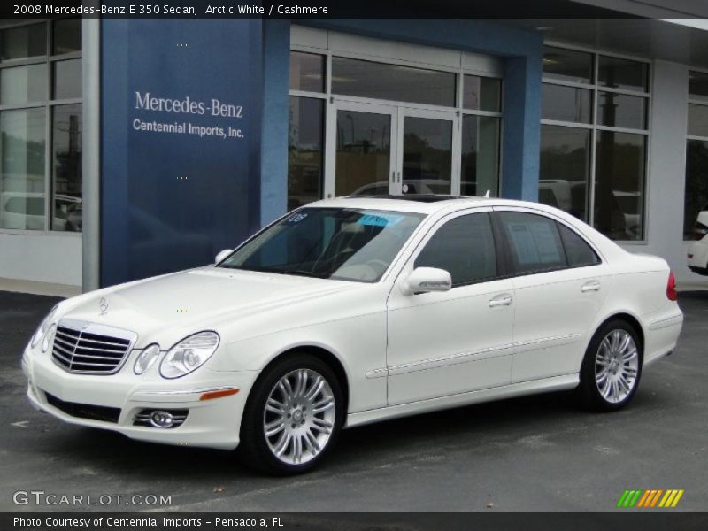 Arctic White / Cashmere 2008 Mercedes-Benz E 350 Sedan