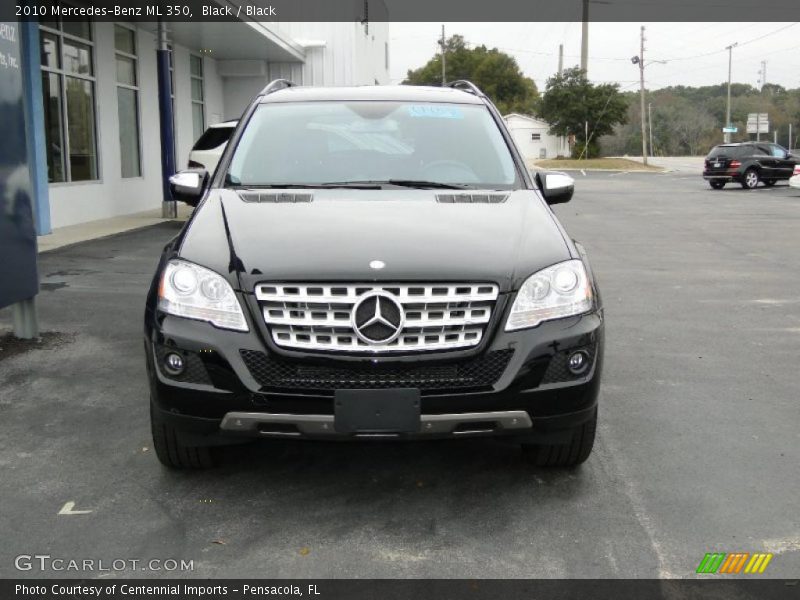 Black / Black 2010 Mercedes-Benz ML 350