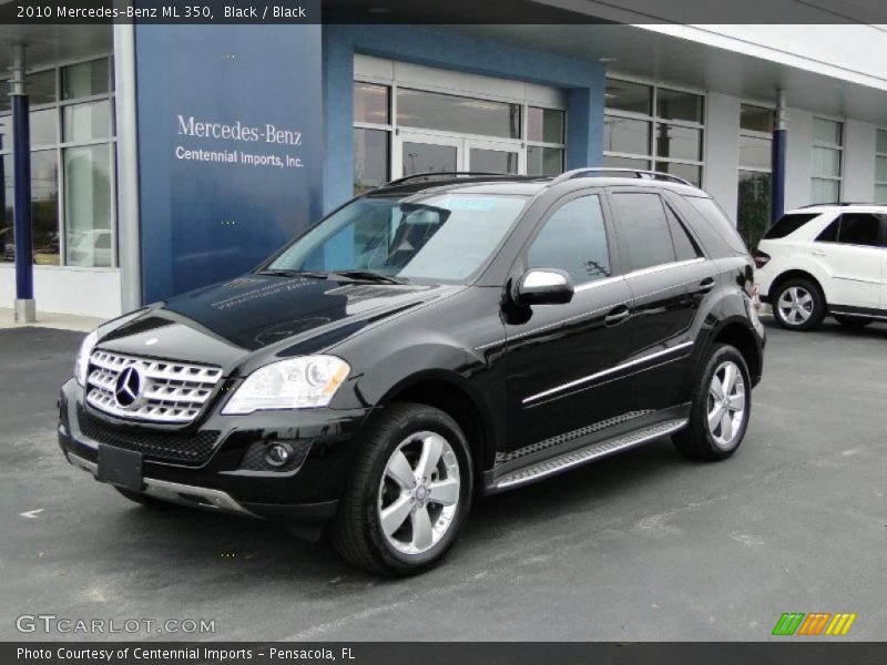 Black / Black 2010 Mercedes-Benz ML 350