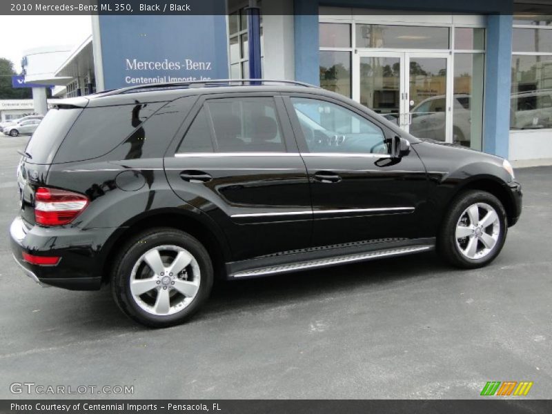 Black / Black 2010 Mercedes-Benz ML 350