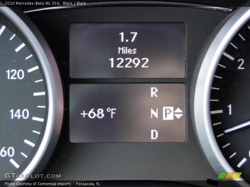 Black / Black 2010 Mercedes-Benz ML 350