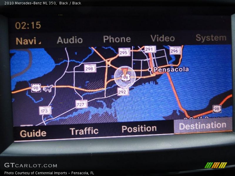Navigation of 2010 ML 350
