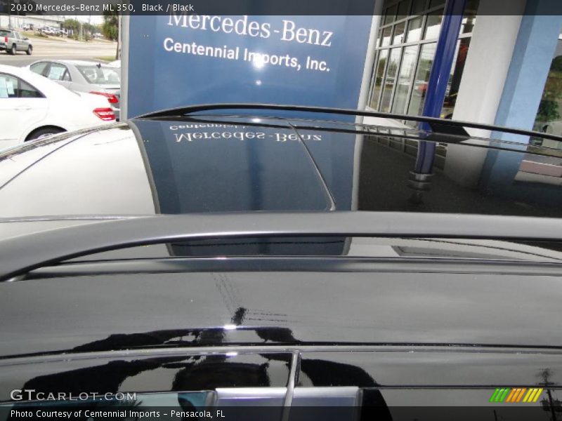 Black / Black 2010 Mercedes-Benz ML 350