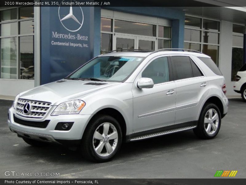 Iridium Silver Metallic / Ash 2010 Mercedes-Benz ML 350