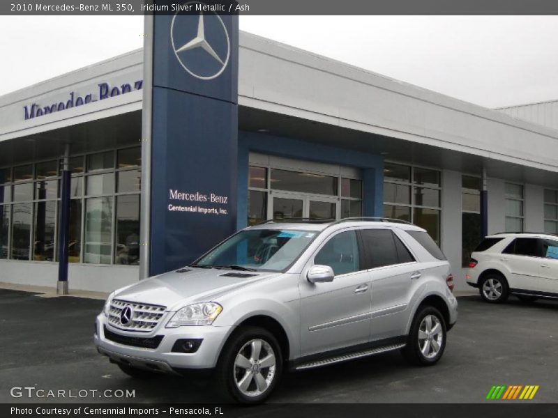 Iridium Silver Metallic / Ash 2010 Mercedes-Benz ML 350