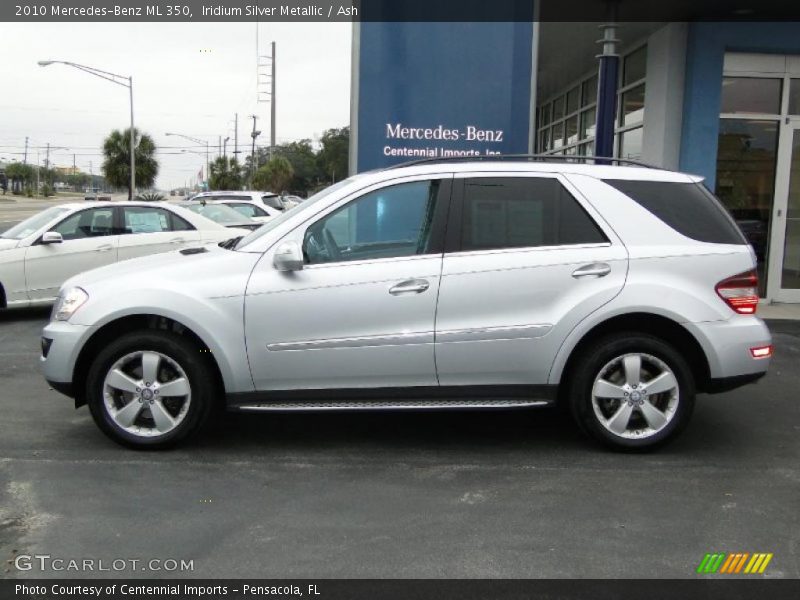 Iridium Silver Metallic / Ash 2010 Mercedes-Benz ML 350