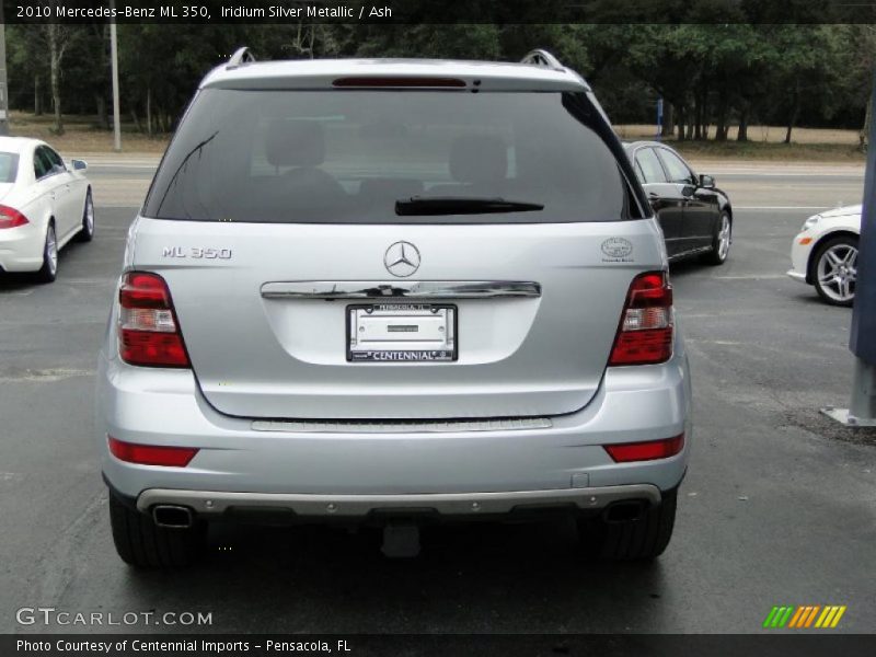 Iridium Silver Metallic / Ash 2010 Mercedes-Benz ML 350