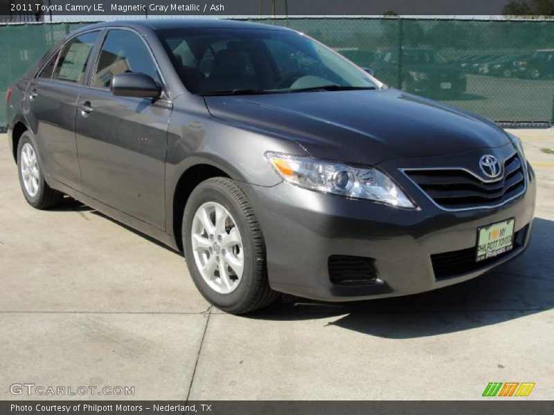 Magnetic Gray Metallic / Ash 2011 Toyota Camry LE