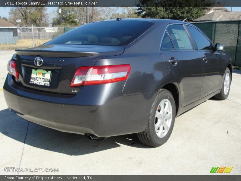 Magnetic Gray Metallic / Ash 2011 Toyota Camry LE