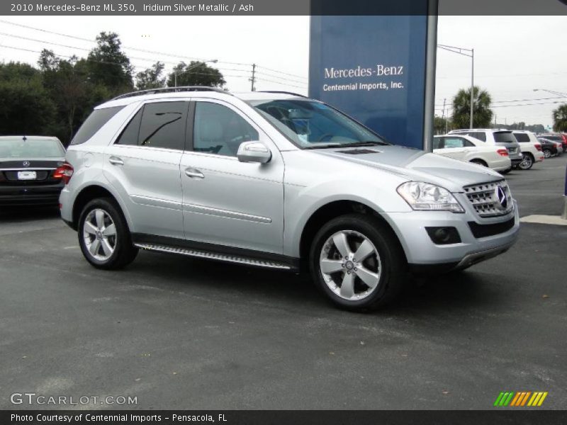 Iridium Silver Metallic / Ash 2010 Mercedes-Benz ML 350