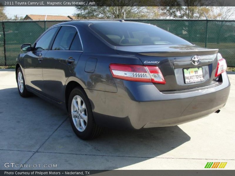 Magnetic Gray Metallic / Ash 2011 Toyota Camry LE