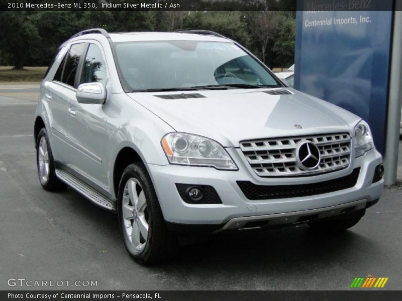 Iridium Silver Metallic / Ash 2010 Mercedes-Benz ML 350