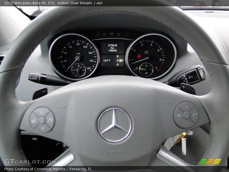Iridium Silver Metallic / Ash 2010 Mercedes-Benz ML 350