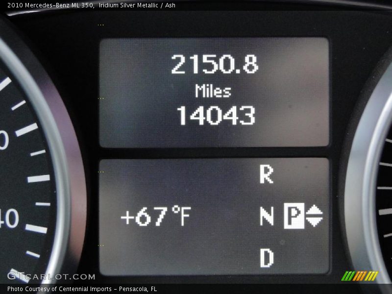 Iridium Silver Metallic / Ash 2010 Mercedes-Benz ML 350