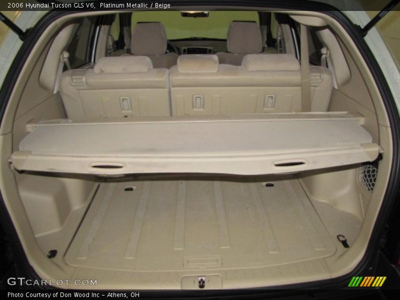 Platinum Metallic / Beige 2006 Hyundai Tucson GLS V6