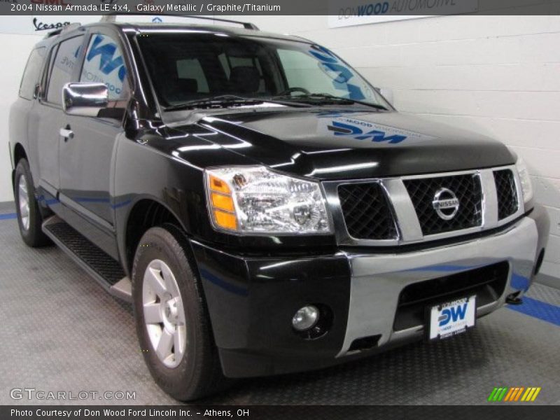Galaxy Metallic / Graphite/Titanium 2004 Nissan Armada LE 4x4