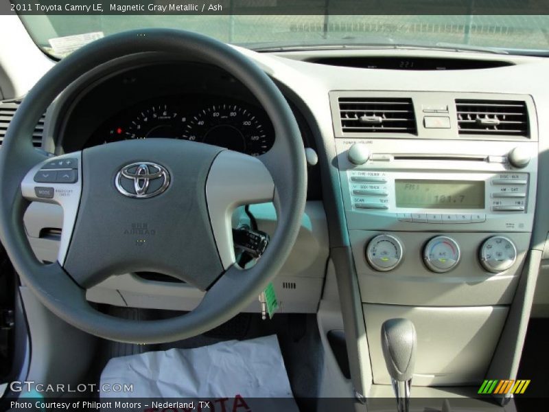 Magnetic Gray Metallic / Ash 2011 Toyota Camry LE