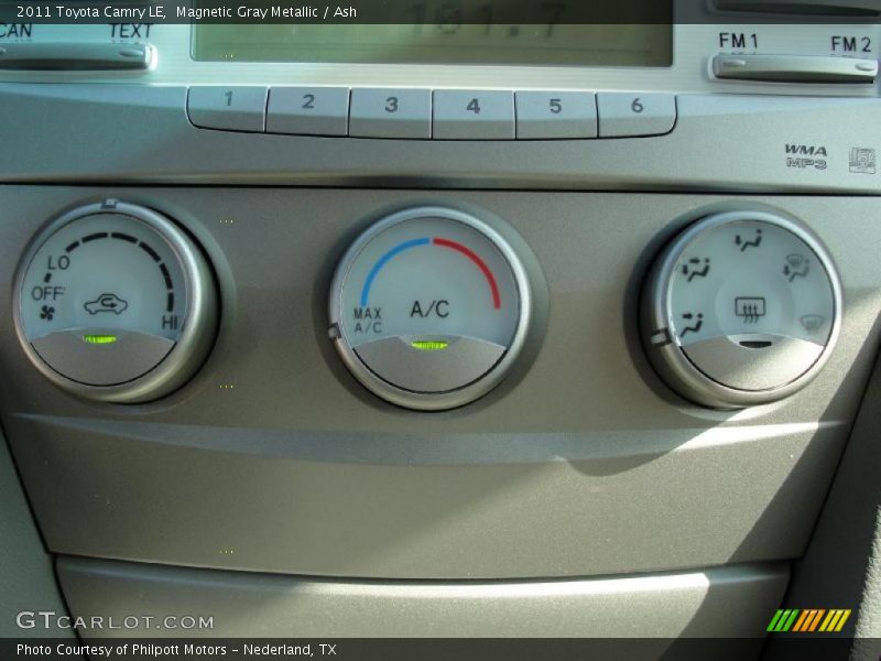 Magnetic Gray Metallic / Ash 2011 Toyota Camry LE