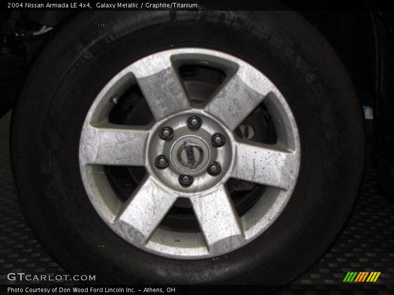 Galaxy Metallic / Graphite/Titanium 2004 Nissan Armada LE 4x4